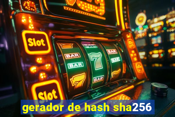 gerador de hash sha256